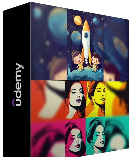 图片[2]中创网-冒泡网赚-福缘创业网Midjourney AI人工智能创建和销售令人惊叹的海报教程-10节课-中英字幕