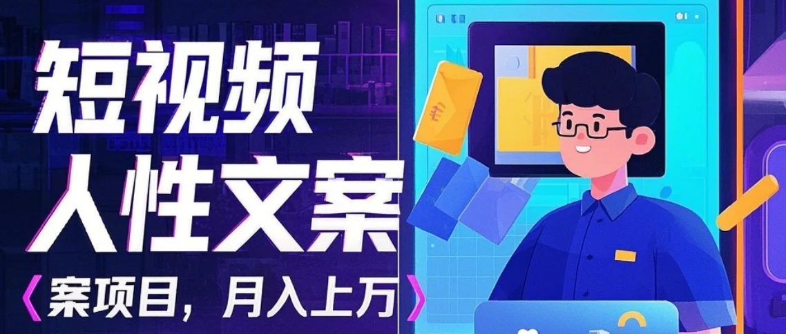 利用AI自动制作短视频人性文案项目：揭秘月入上万的精准流量变现秘籍中创网-冒泡网赚-福缘创业网网赚学社网络赚钱发发发